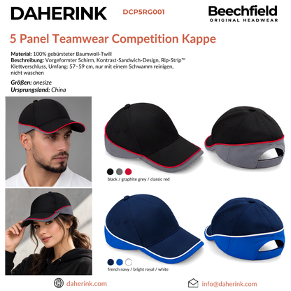 DAHERINK Sport Performance-Cap Unisex — 5-Panel Atmungsaktiv