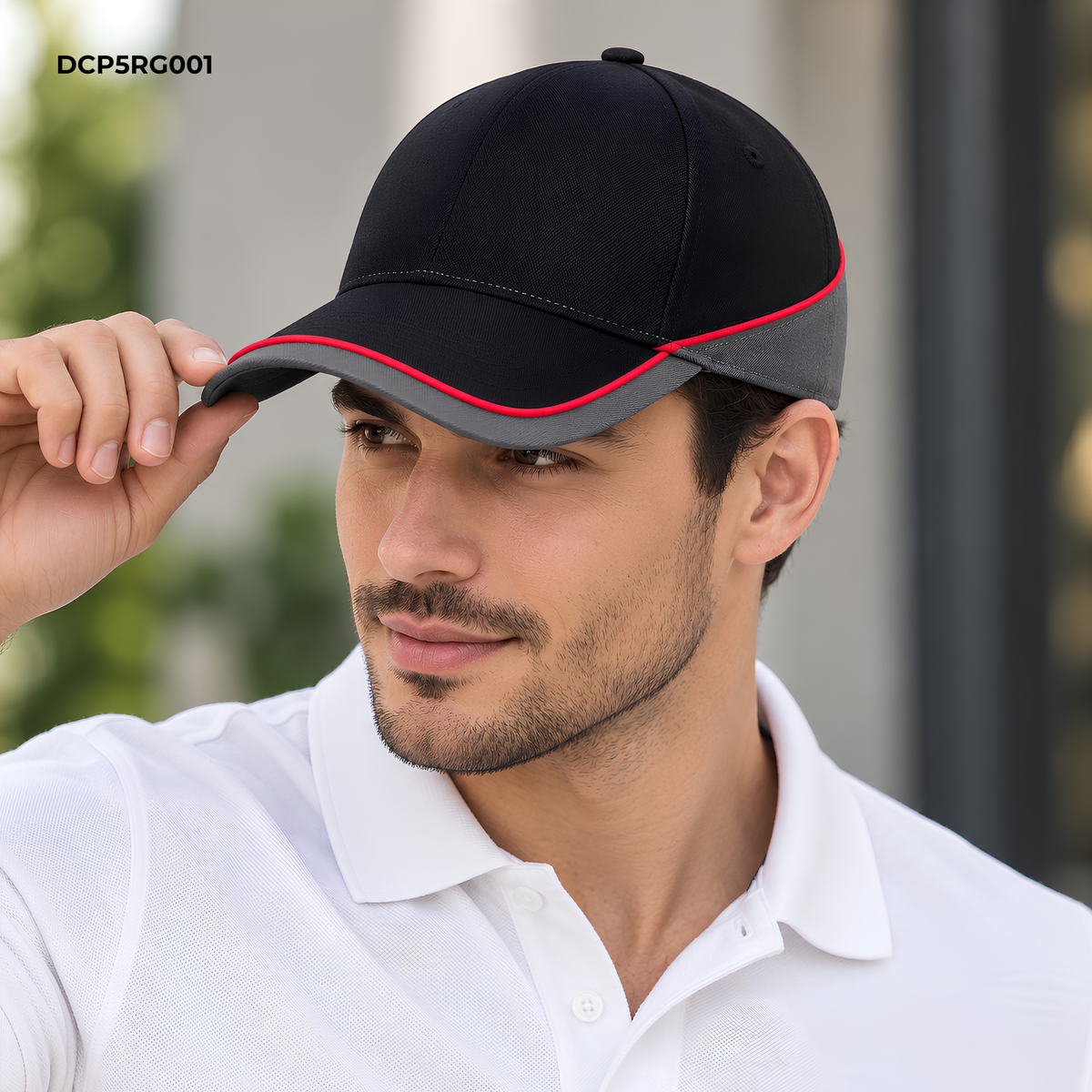 DAHERINK Sport Performance-Cap 5-Panel – Vorderansicht