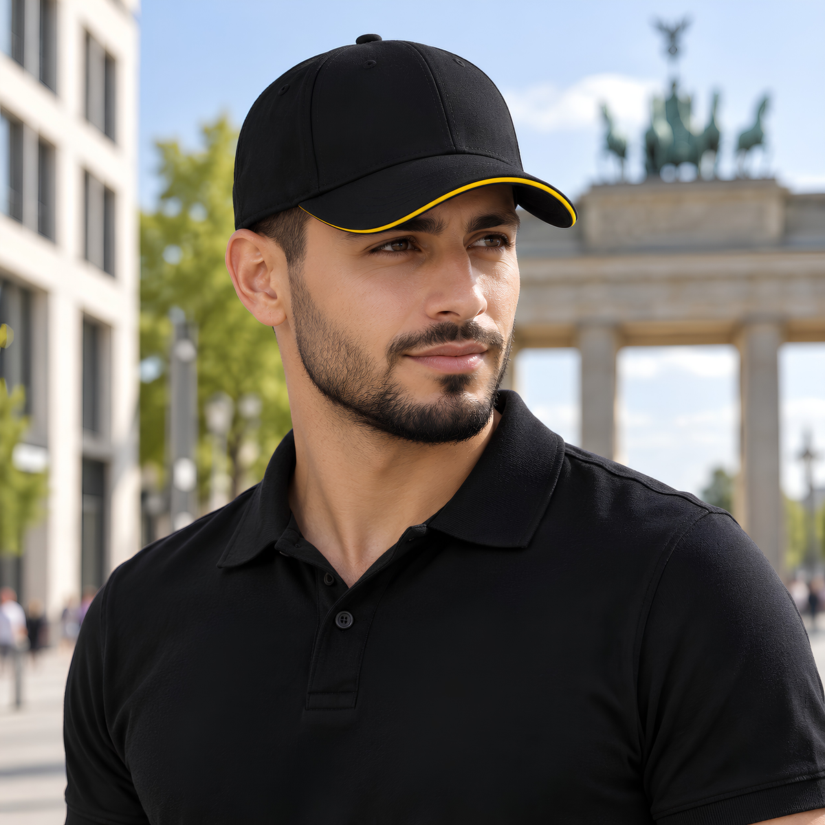 DAHERINK Cotton 6-Panel Sandwich Cap