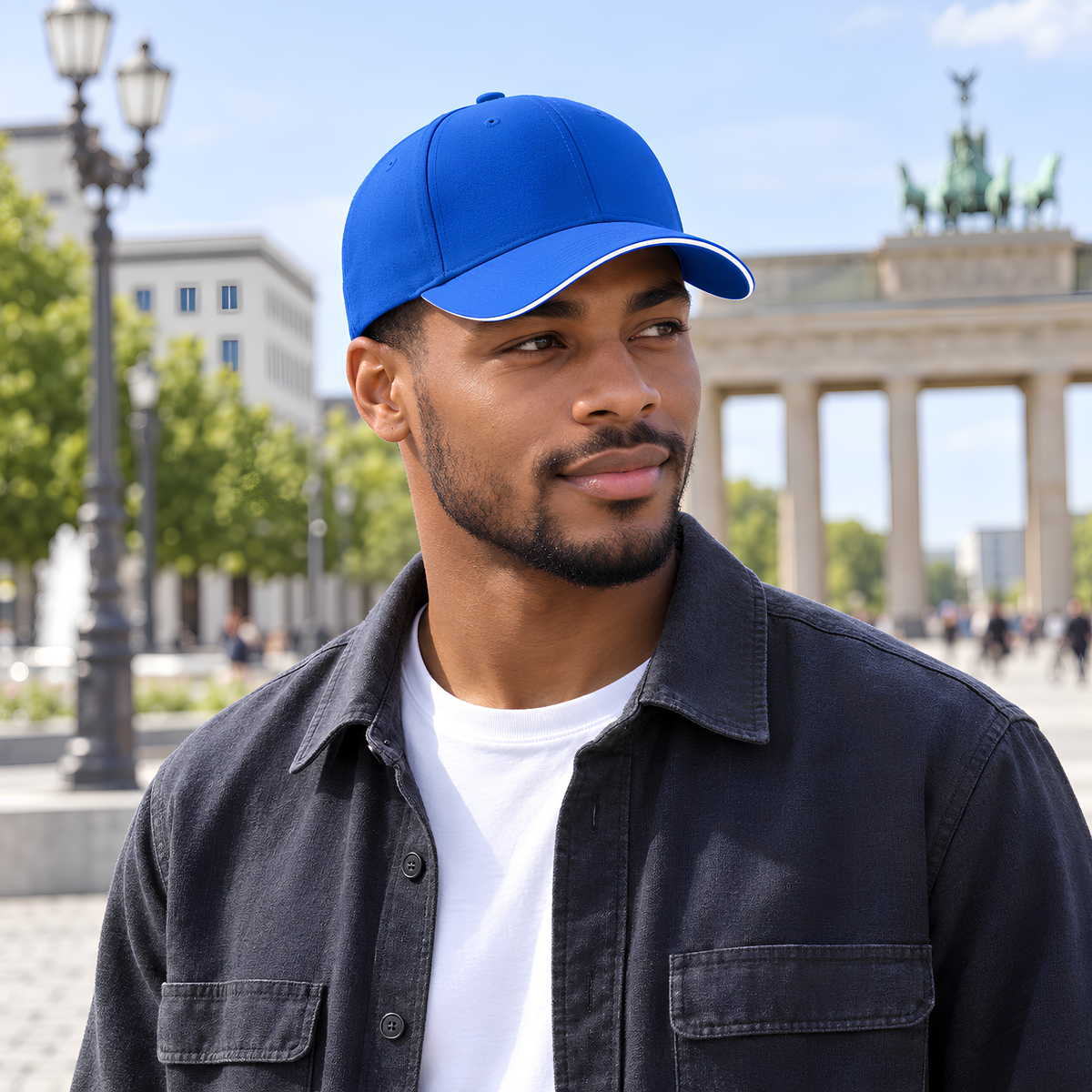 DAHERINK Cotton 6-Panel Sandwich Cap