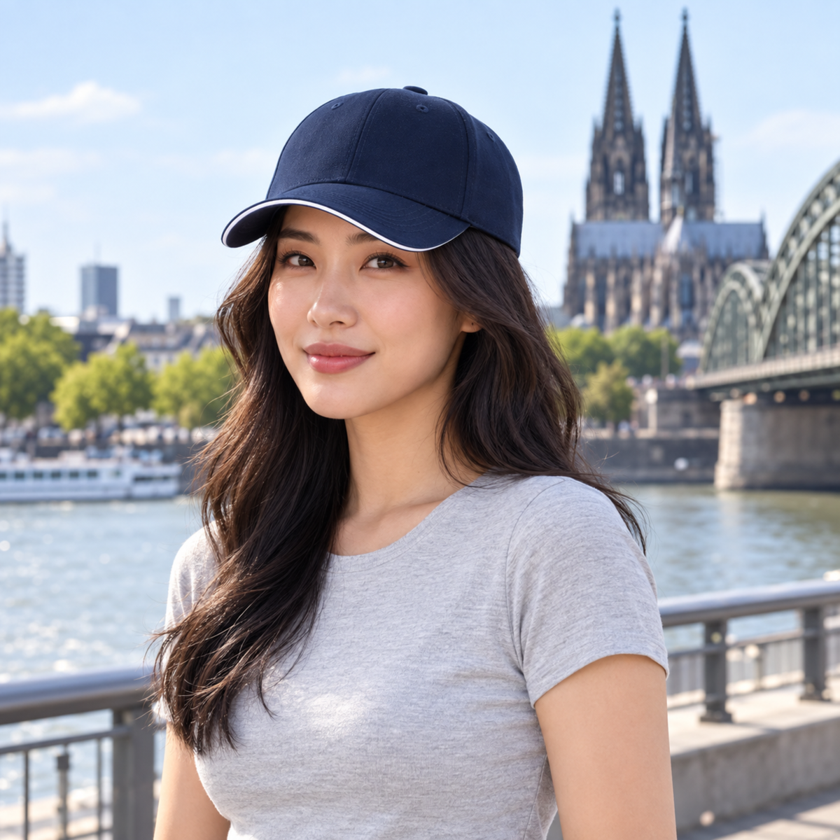 DAHERINK Cotton 6-Panel Sandwich Cap