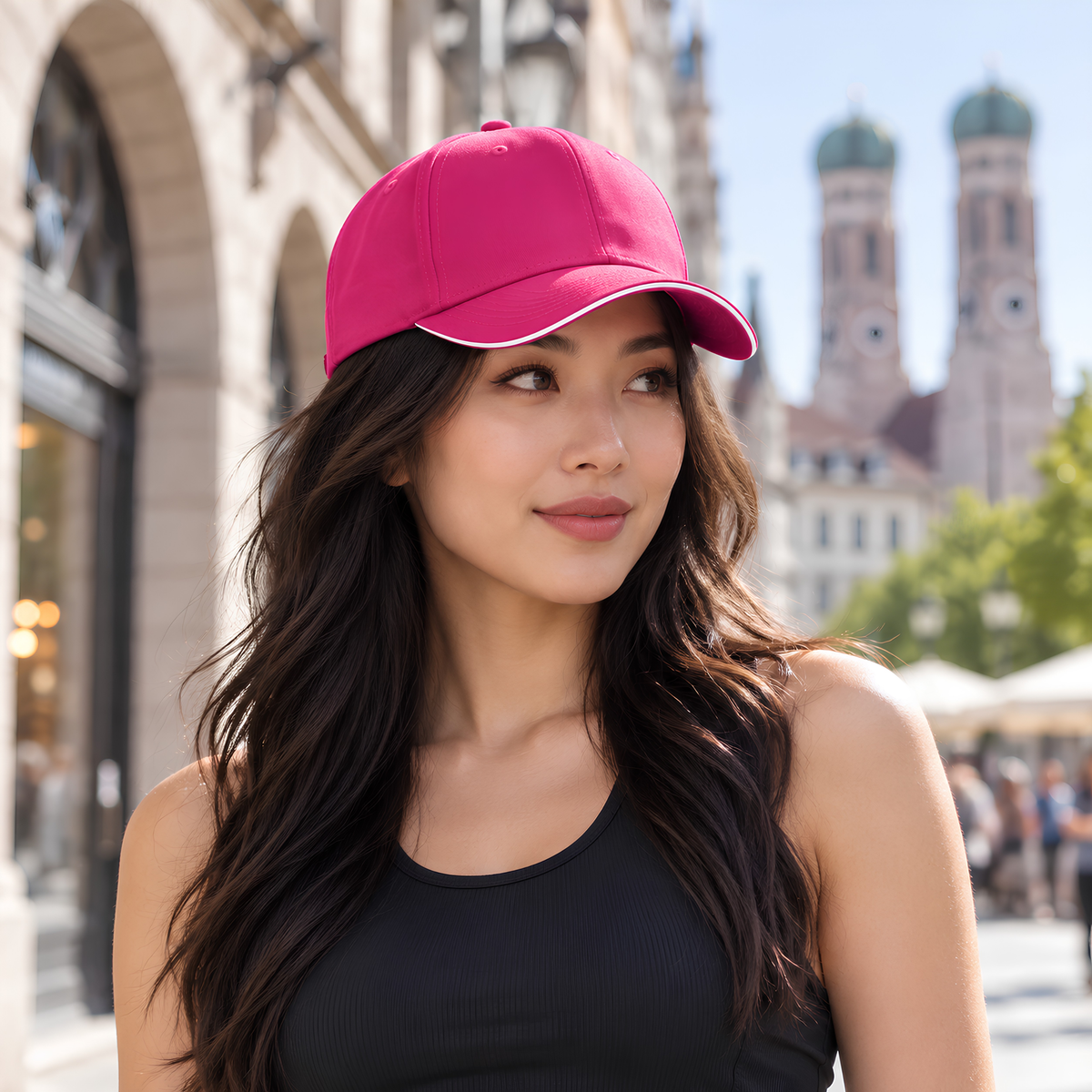 DAHERINK Cotton 6-Panel Sandwich Cap