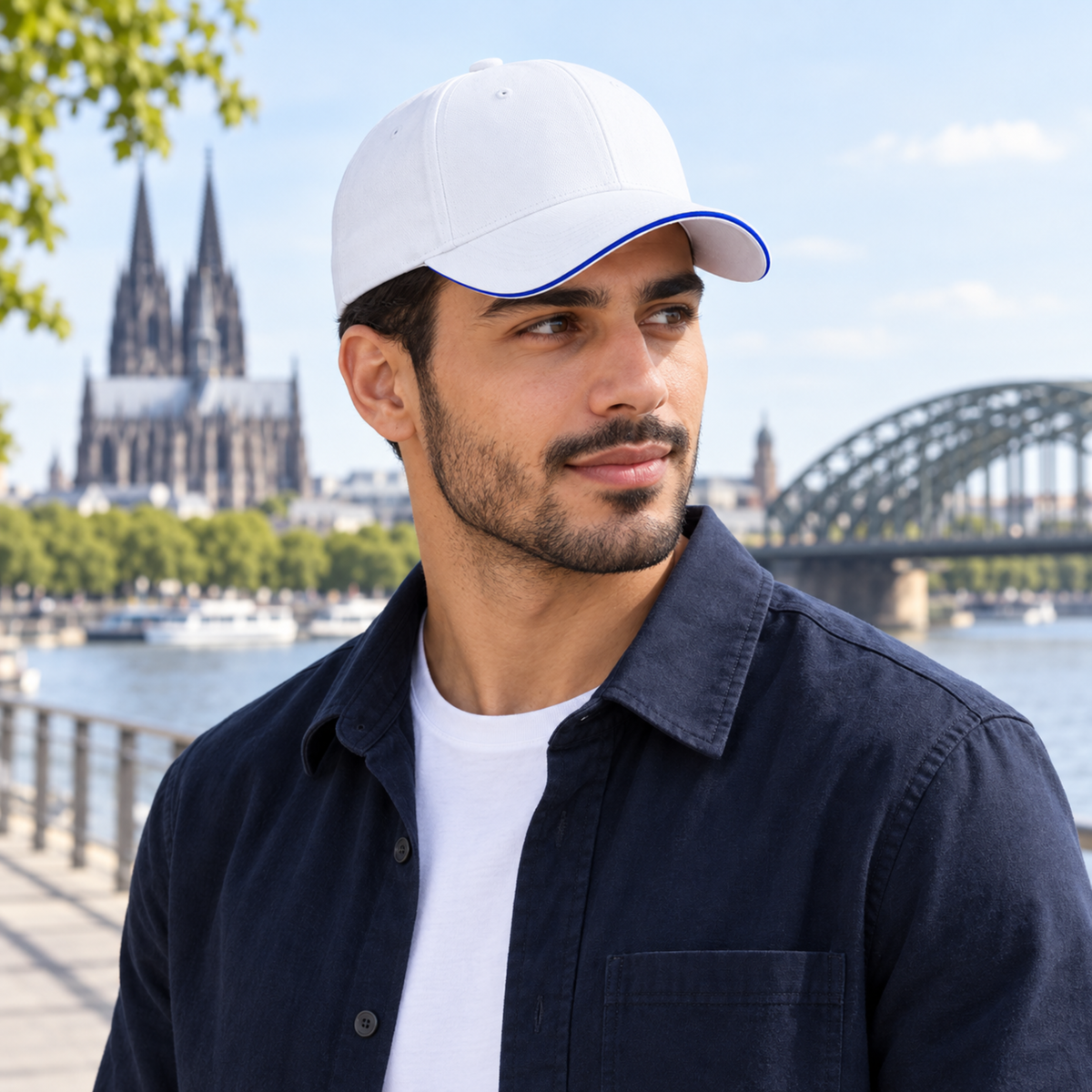 DAHERINK Cotton 6-Panel Sandwich Cap